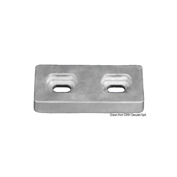 Bolt-on anode 1500 g - N°1 - comptoirnautique.com 