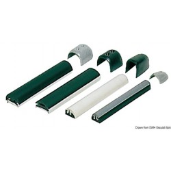 Liston aus grauem PVC 38 mm...