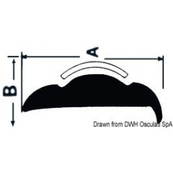 Base in PVC bianco spesso...