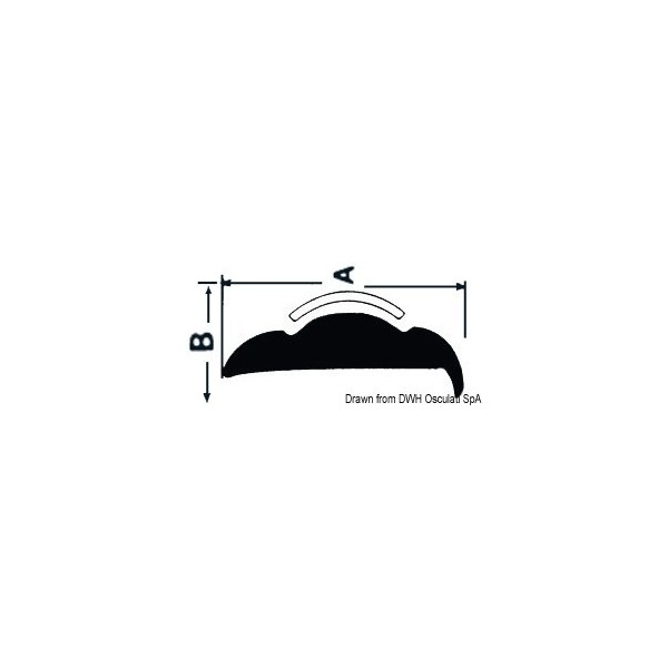 Base in PVC bianco spesso per 44.480.20  - N°1 - comptoirnautique.com
