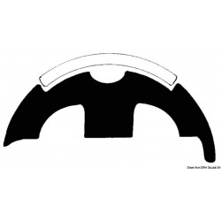 Base x 46 mm profilo in PVC...