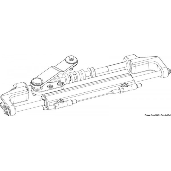 Cilindro idraulico UC95-OBF/2  - N°3 - comptoirnautique.com