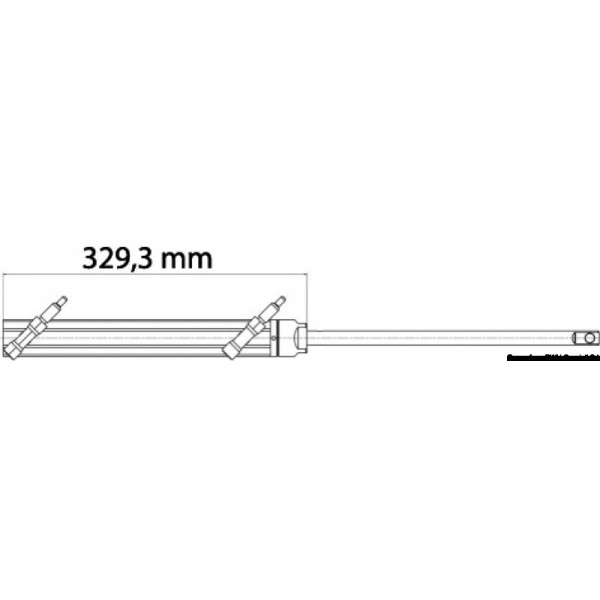 Varillaje hidr. ULTRAFLEX Gotech lateral fueraborda - N°5 - comptoirnautique.com