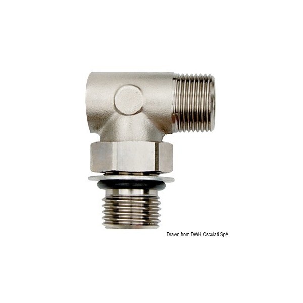 Swivel connection (AF 90) for pumps Ultraflex  - N°1 - comptoirnautique.com