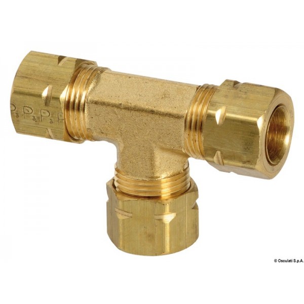Raccordo a T da 3/8" Ultraflex (TF 38)  - N°2 - comptoirnautique.com