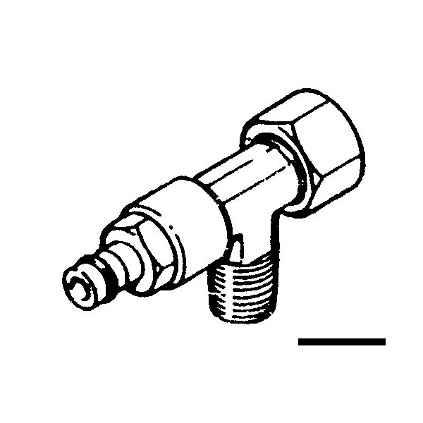 3/8"-T-Anschluss für Pumpen Ultraflex  - N°1 - comptoirnautique.com