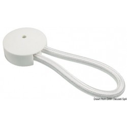Gancio elastico bianco 80 mm