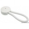 Gancio elastico bianco 80 mm