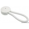 Gancio elastico bianco 80 mm - N°1 - comptoirnautique.com