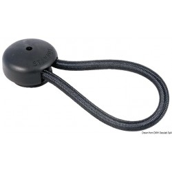 Black elastic hook 80 mm