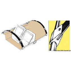 Embout nylon blanc p. tubes...