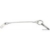 Piastra portacavi in acciaio inox con cavo di sicurezza pieghevole - N°1 - comptoirnautique.com
