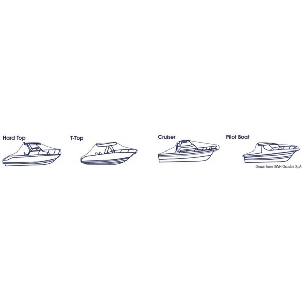Telone Jumbo grigio su misura 580/640 cm - N°3 - comptoirnautique.com