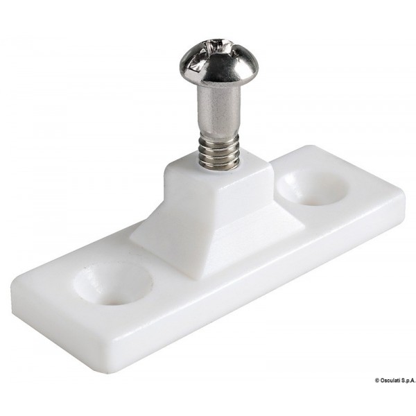 Piastra laterale in nylon Ø 22 mm - N°1 - comptoirnautique.com