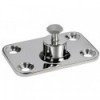 Staffa a muro AISI316 48x73 mm Filettatura M6 - N°1 - comptoirnautique.com