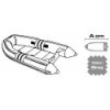 Cobertura de barco cinzenta 240/320 cm 300D - N°2 - comptoirnautique.com