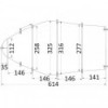 Telone universale 488/564 x 225 cm grigio 300D - N°2 - comptoirnautique.com