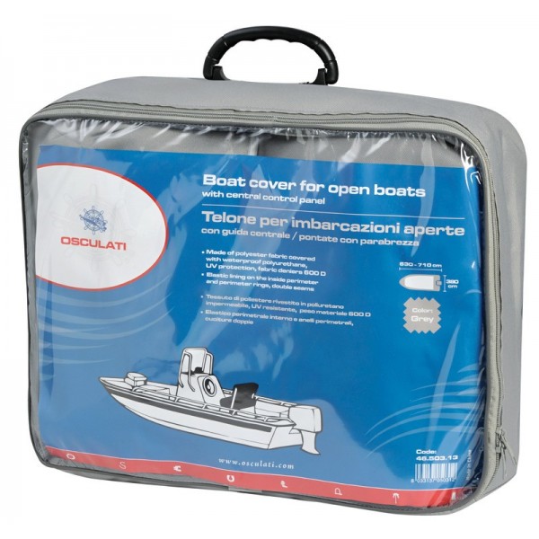 Telone universale 630/710 x 260 cm grigio 300D - N°1 - comptoirnautique.com