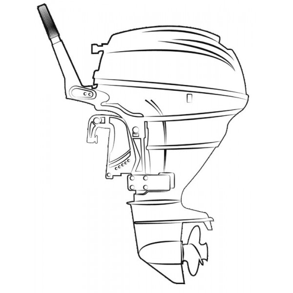Telo motore in tessuto 40x25x32 cm 300D - N°2 - comptoirnautique.com