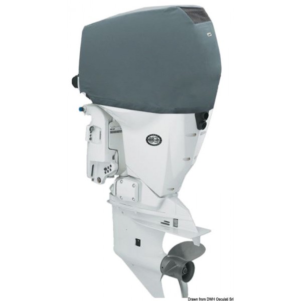 Cofano ventilato Oceansouth p.Evinrude 135-200 HP  - N°1 - comptoirnautique.com