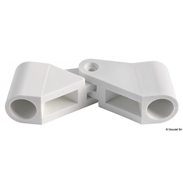 Articulation 90° en nylon p. tubes Ø 20 mm  - N°1 - comptoirnautique.com