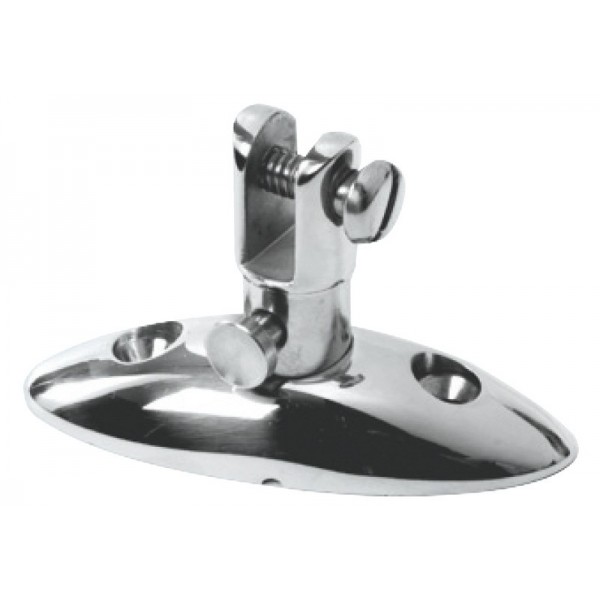 Base avec fourche décrochable tubes Ø 22/25 mm  - N°1 - comptoirnautique.com