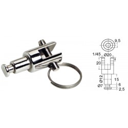 Platino AISI316 f. oarlocks