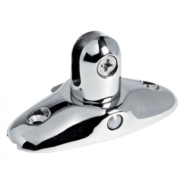 Piastra filettata in AISI316 per tubi da 22/25/30 mm - N°1 - comptoirnautique.com