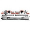 Cursore e staffa a U in acciaio inox