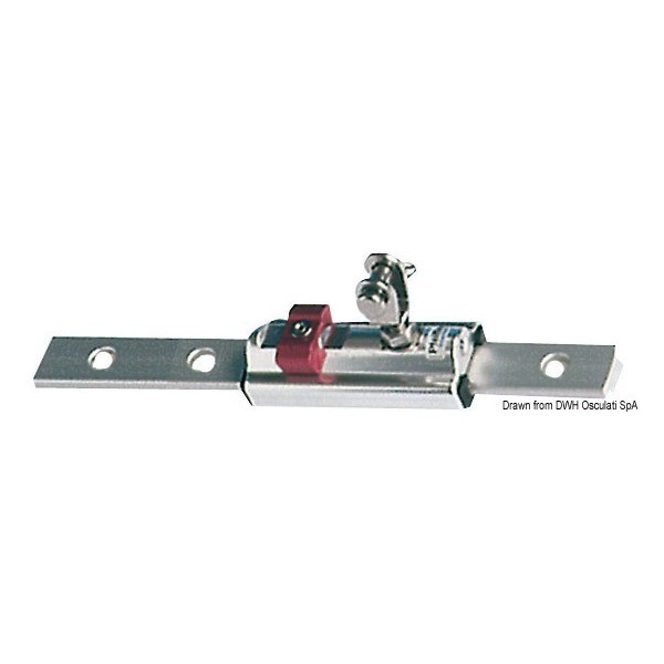 Supporto forcella per guida 25x4 mm - N°1 - comptoirnautique.com