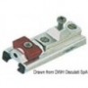 Wall bracket for 25x4 mm rail