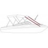 Kit di cinghie di tensionamento per pali 2,5 x 300 cm - N°4 - comptoirnautique.com