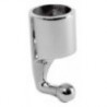 90° cap AISI316 for mounting on 25 mm tube