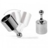 Capuchon droit AISI316 p. montage sur tube 25 mm  - N°1 - comptoirnautique.com