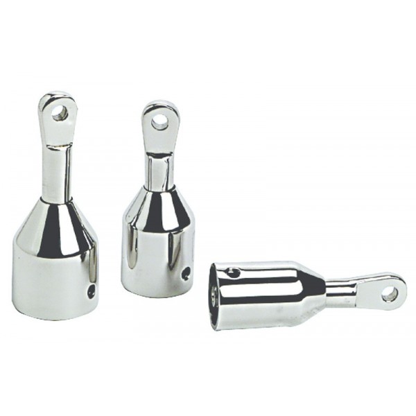 End cap AISI316 p.montage on 22 mm tube  - N°1 - comptoirnautique.com