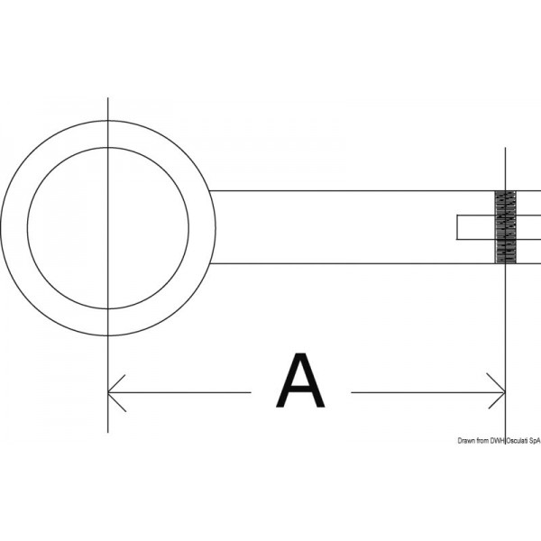 Fork-type carriage, 73 mm center distance - N°2 - comptoirnautique.com