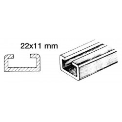 Aluminum track with nylon...