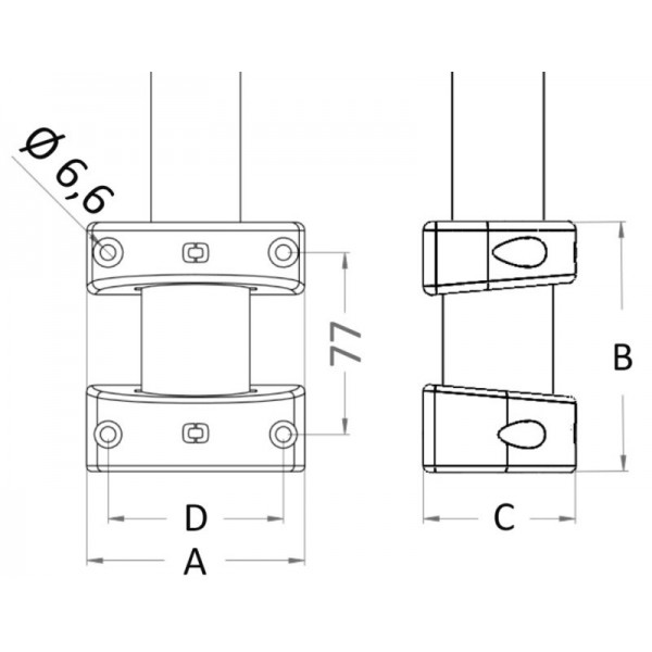 Wall sockets kit - N°2 - comptoirnautique.com