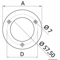 Mounting flange for...