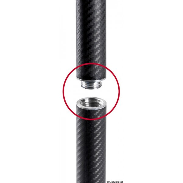 Poste de carbono desmontable para techos de 90/181 cm - N°1 - comptoirnautique.com