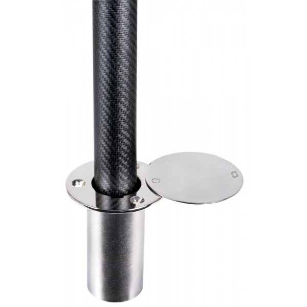 Presa dritta da incasso per palo in carbonio Ø 50 mm - N°3 - comptoirnautique.com
