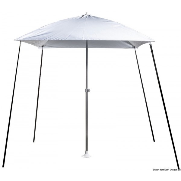 Bimini PARASOL pieghevole barca bianco - N°1 - comptoirnautique.com