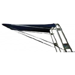 White telescopic awning 120...