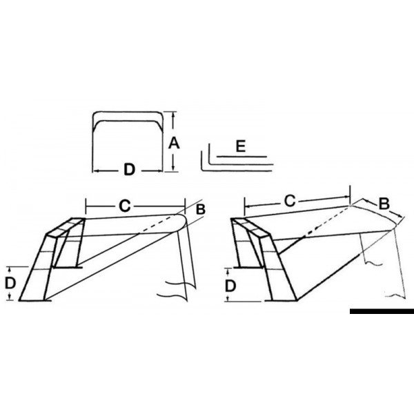Tenda telescopica bianca 120 x 145 cm - N°3 - comptoirnautique.com