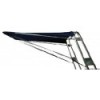 Telescopic awning navy blue 120 x 145 cm - N°2 - comptoirnautique.com