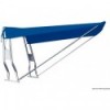 Taud télescopique poupe bleu navy 130 x 145 cm - N°5 - comptoirnautique.com