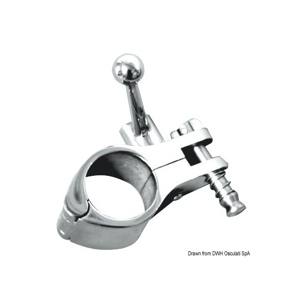 Sliding support for tubes Ø 22 mm - N°1 - comptoirnautique.com