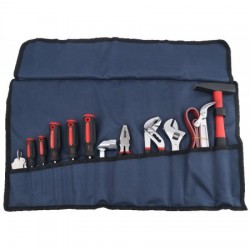 Foldable tool kit with 12...