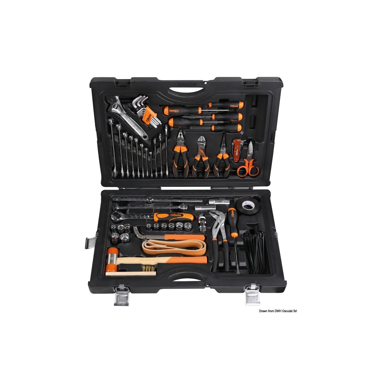 Beta Valise d'entretien Beta 55 outils OSC-47.360.01 - Comptoir Nautique