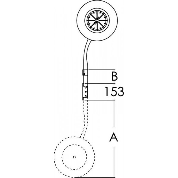 Removable towing wheels p. appendices 180 kg - N°2 - comptoirnautique.com